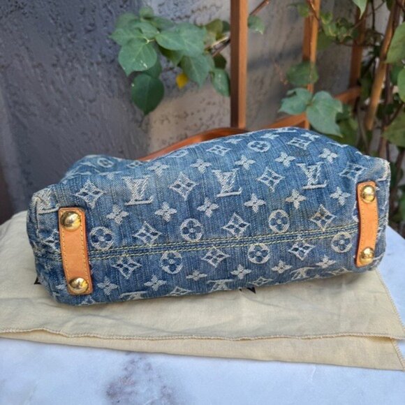Louis Vuitton Monogram Denim Baggy PM Shoulder Bag - Picture 11 of 16